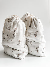 Load image into Gallery viewer, Muslin Cotton Fitted Cotbed Sheet - Jasmine Rose