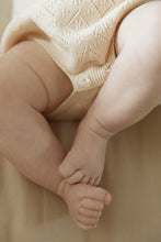 Load image into Gallery viewer, Pointelle Knit Baby  Romper