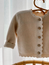 Load image into Gallery viewer, Baby Knit Cardigan - Oat - NorishorBaby Knit Cardigan - Oat