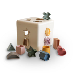 Mushie Shape Sorting Box - NorishorMushie Shape Sorting Box