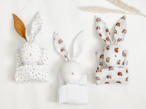 Stripes Baby Comforter - Bunny - NorishorStripes Baby Comforter - Bunny