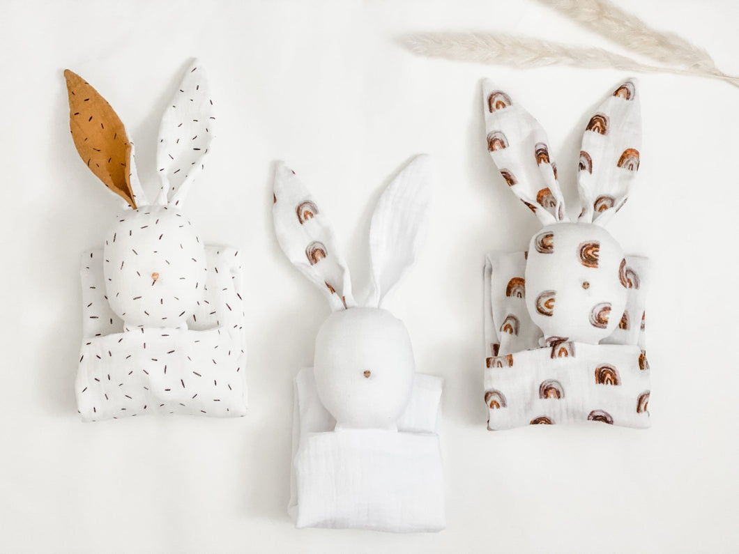 Stripes Baby Comforter - Bunny - NorishorStripes Baby Comforter - Bunny