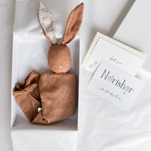 Baby Gift - Toffee Bunny Comforter - NorishorBaby Gift - Toffee Bunny Comforter