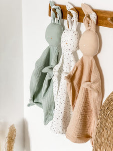 Bunny Comforter Baby Comforter Rabbit Muslin Comforter Baby Gift