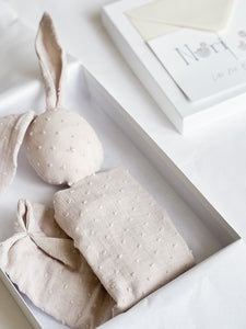 Baby Gift - Powder Shell Bunny Comforter