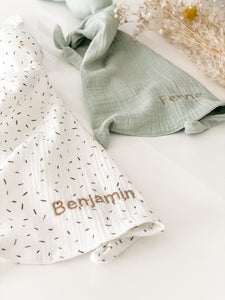 Embroidered Bunny Comforter