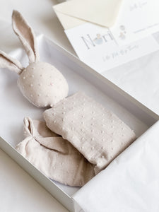 Baby Gift - Powder Shell Bunny Comforter